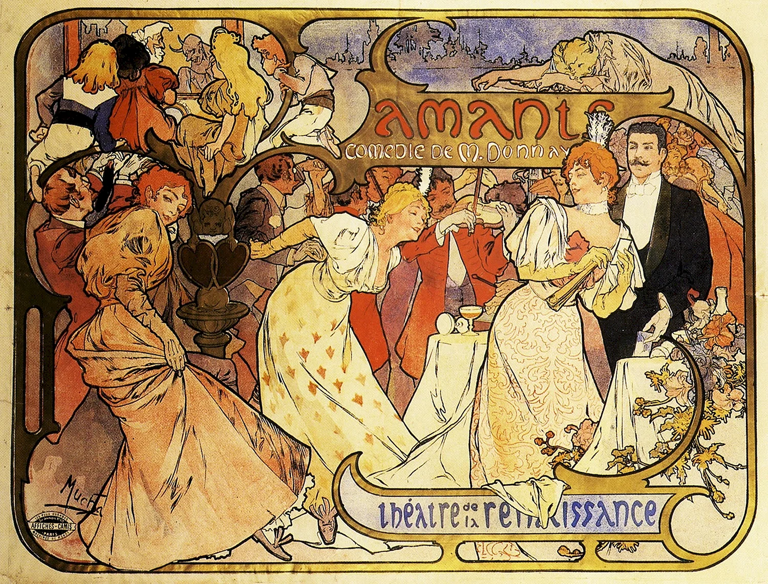 Реклама 19 века Альфонс Муха