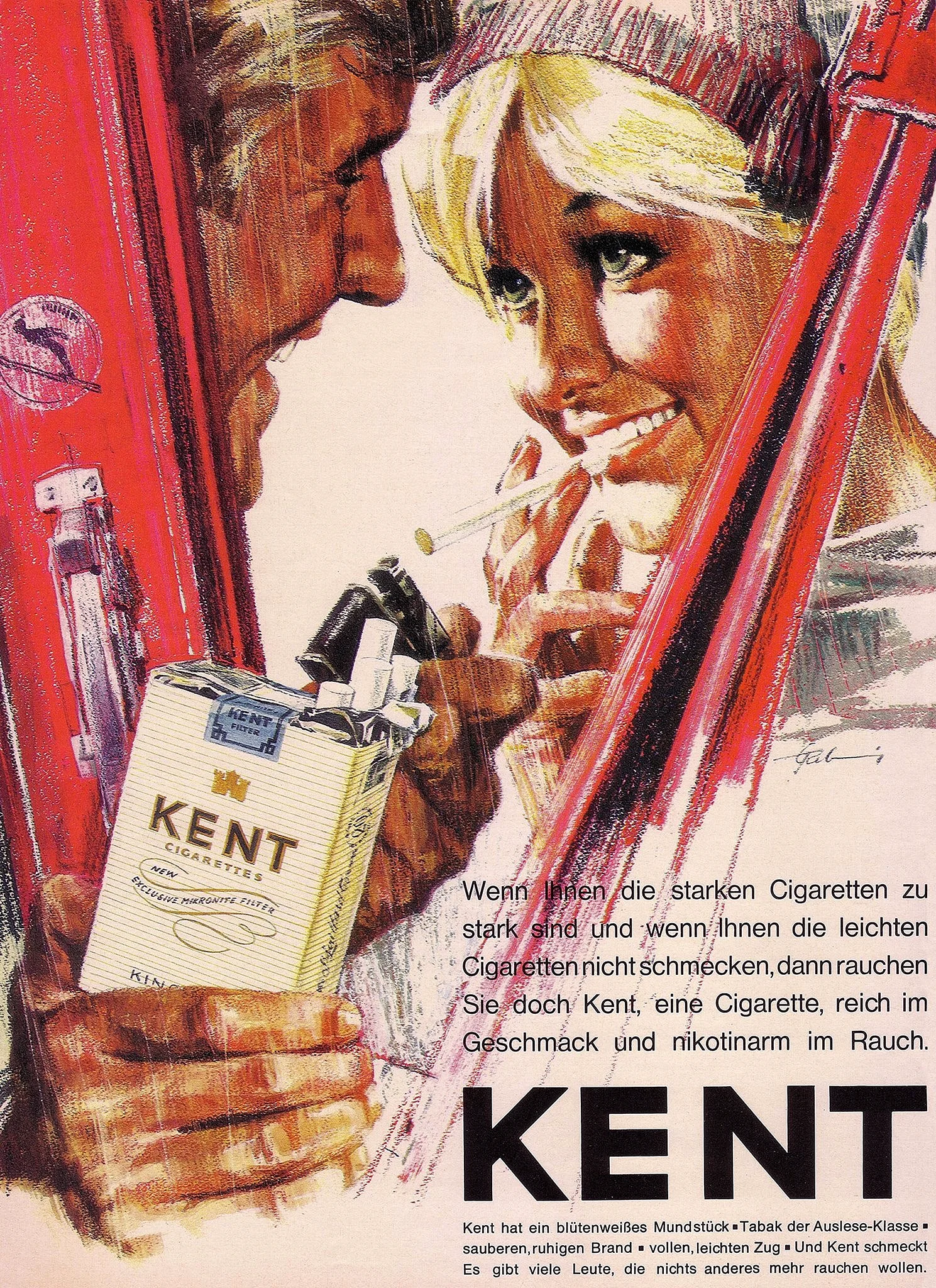 Рекламные плакаты сигарет