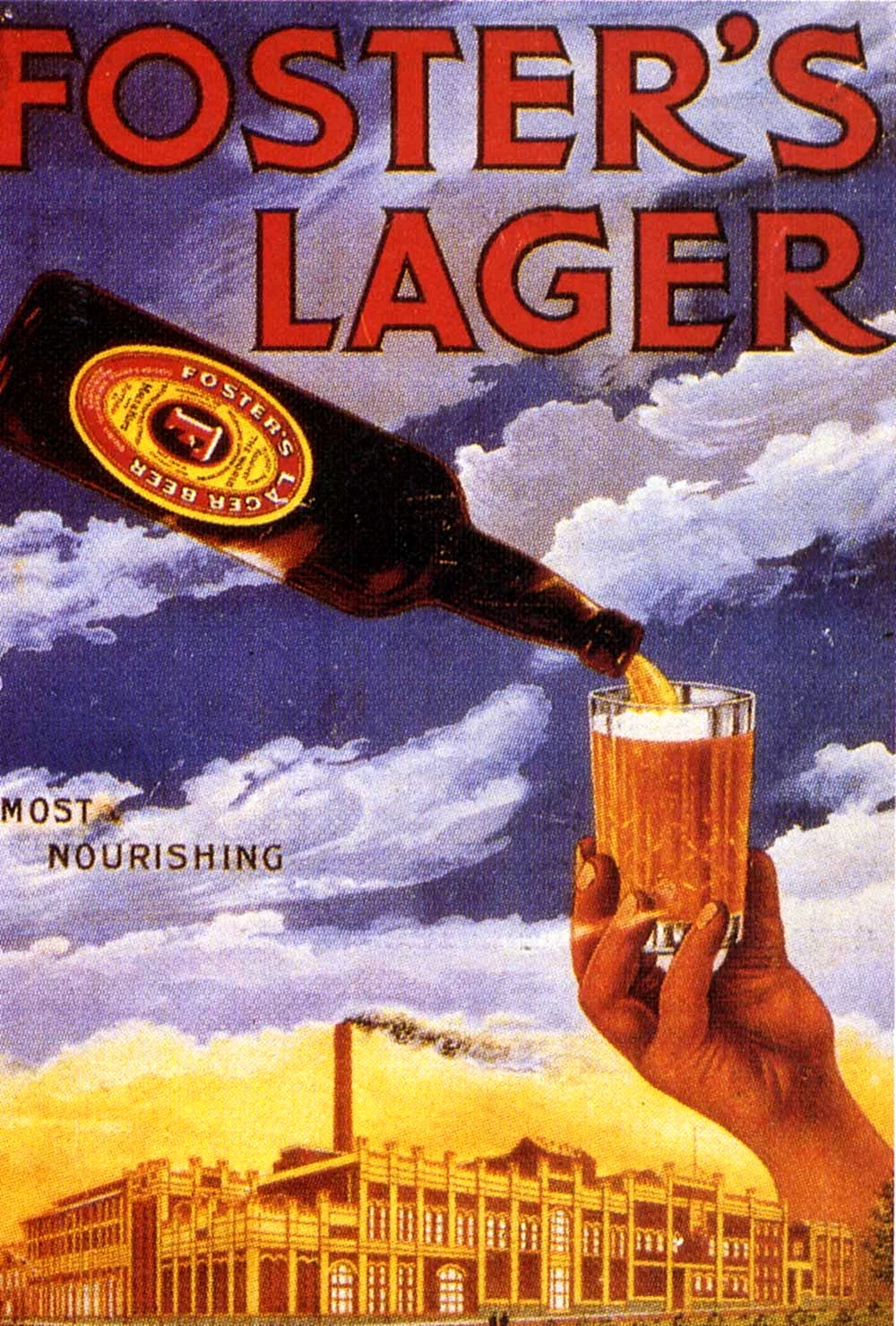 Рекламный плакат пива