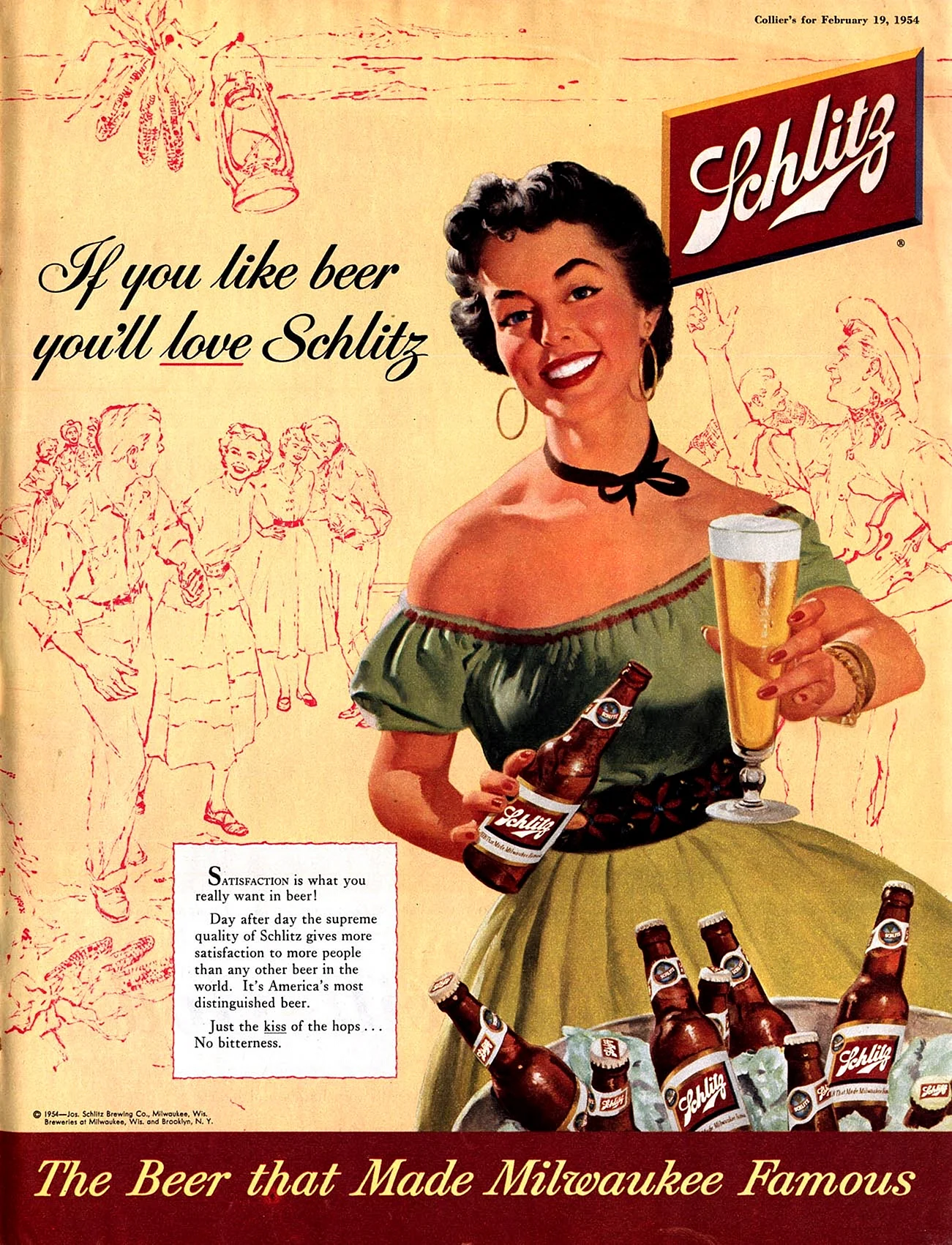 Рекламный плакат пива