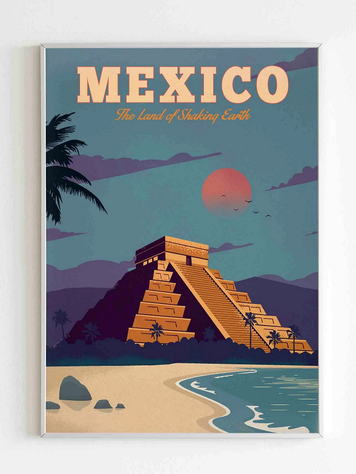 Ретро Постер путешествие Мексика
