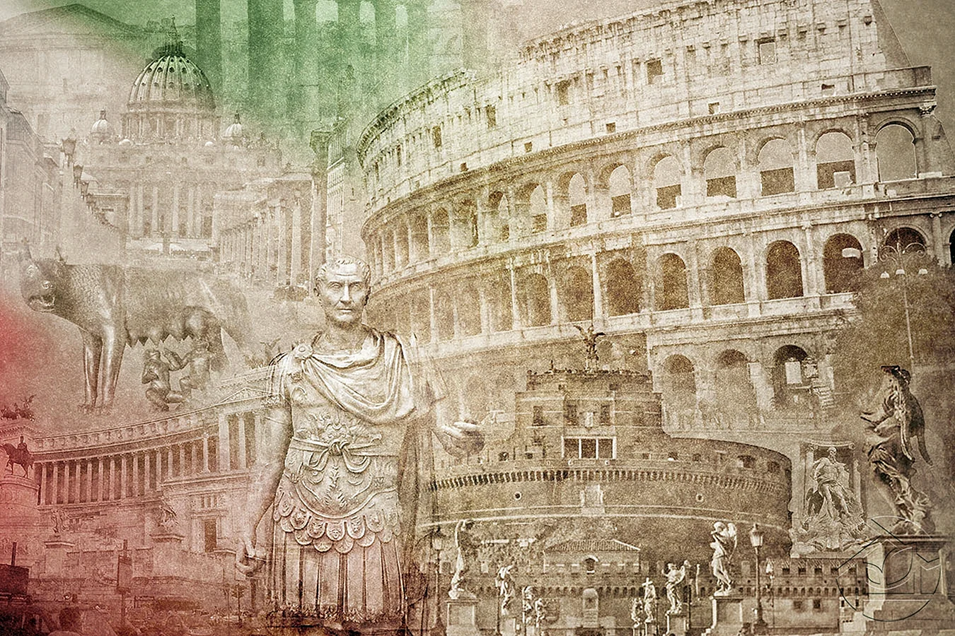 Рим фрески архитектура