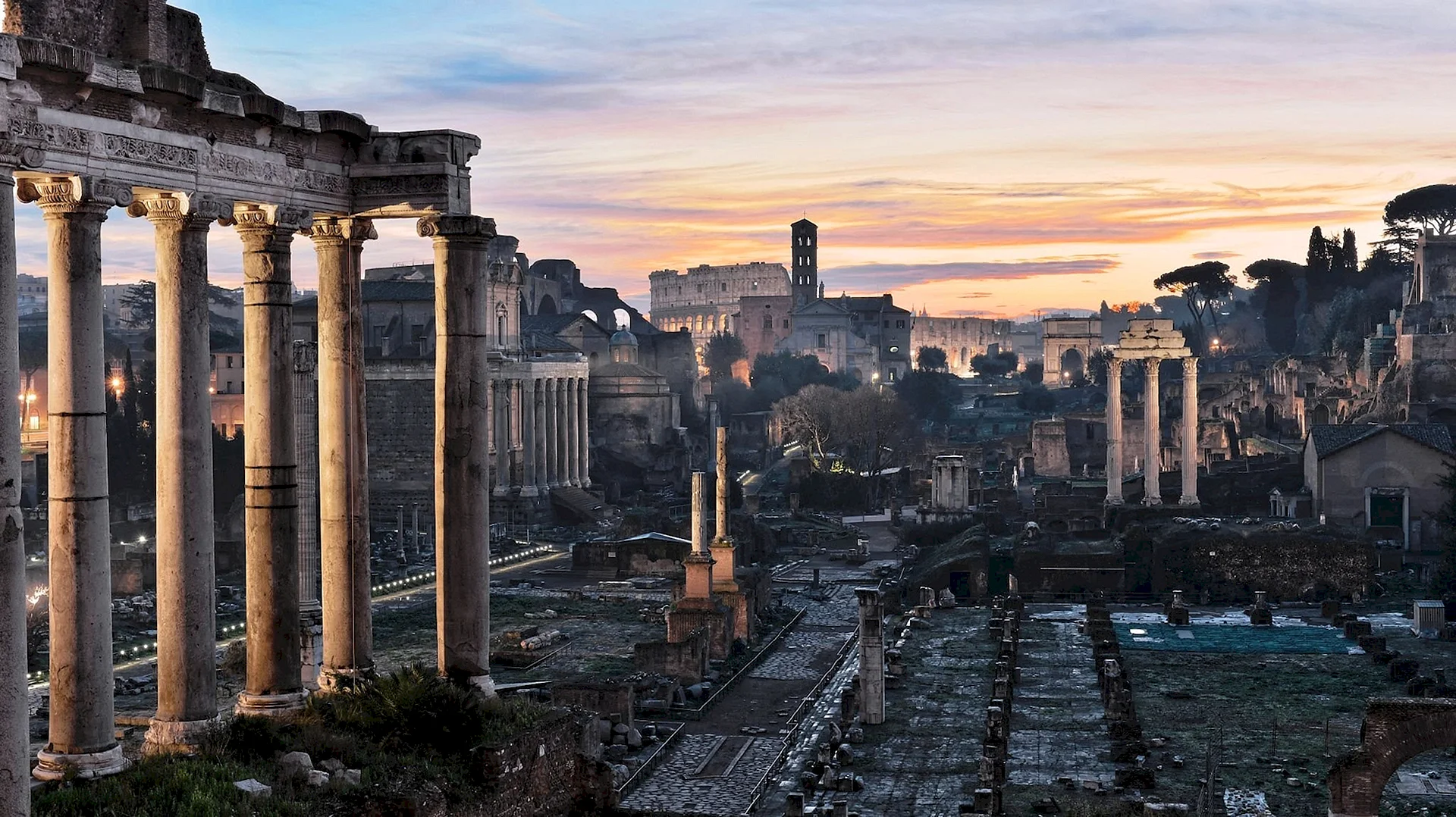 Рим развалины