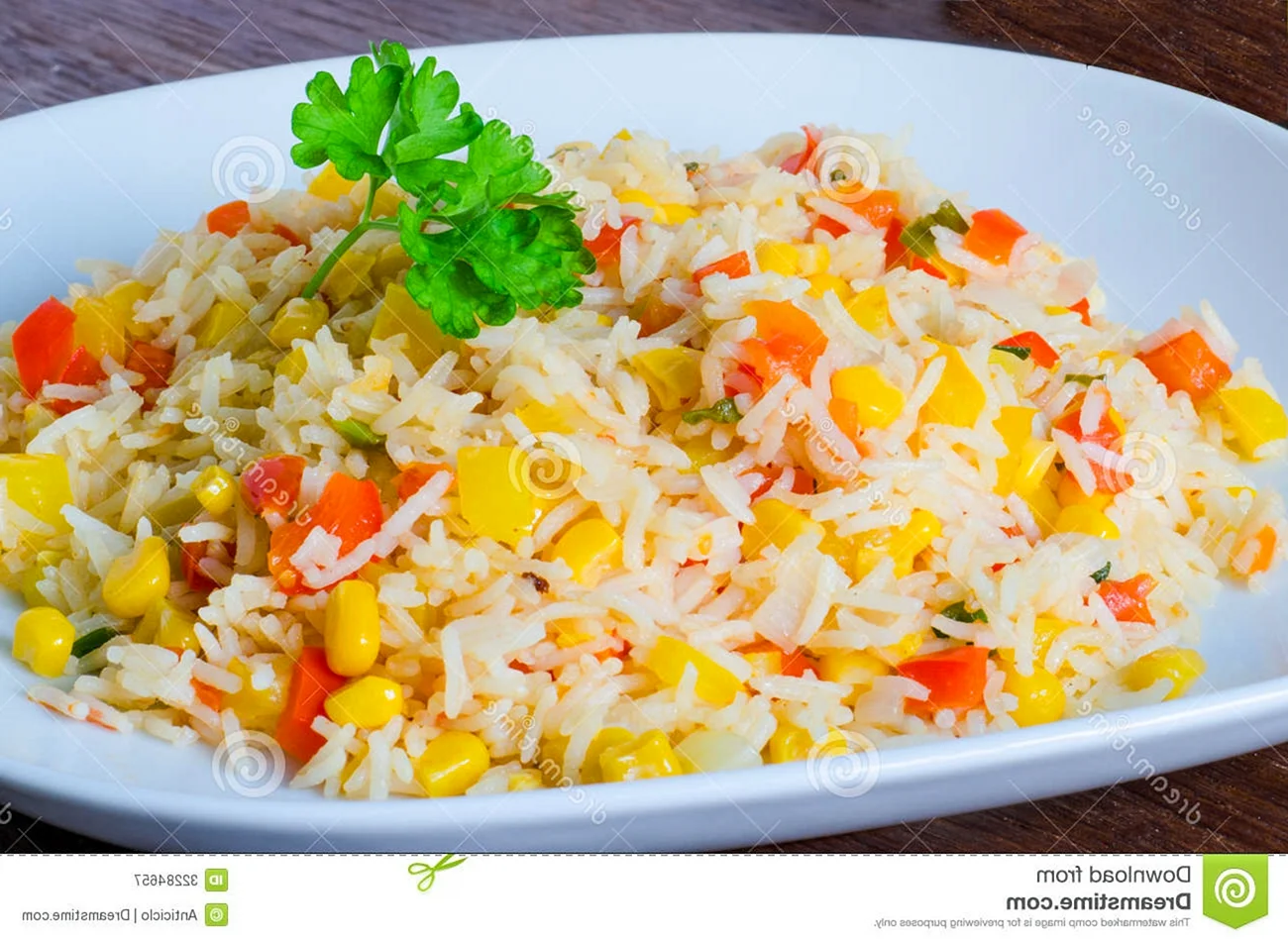 Рис с кукурузой