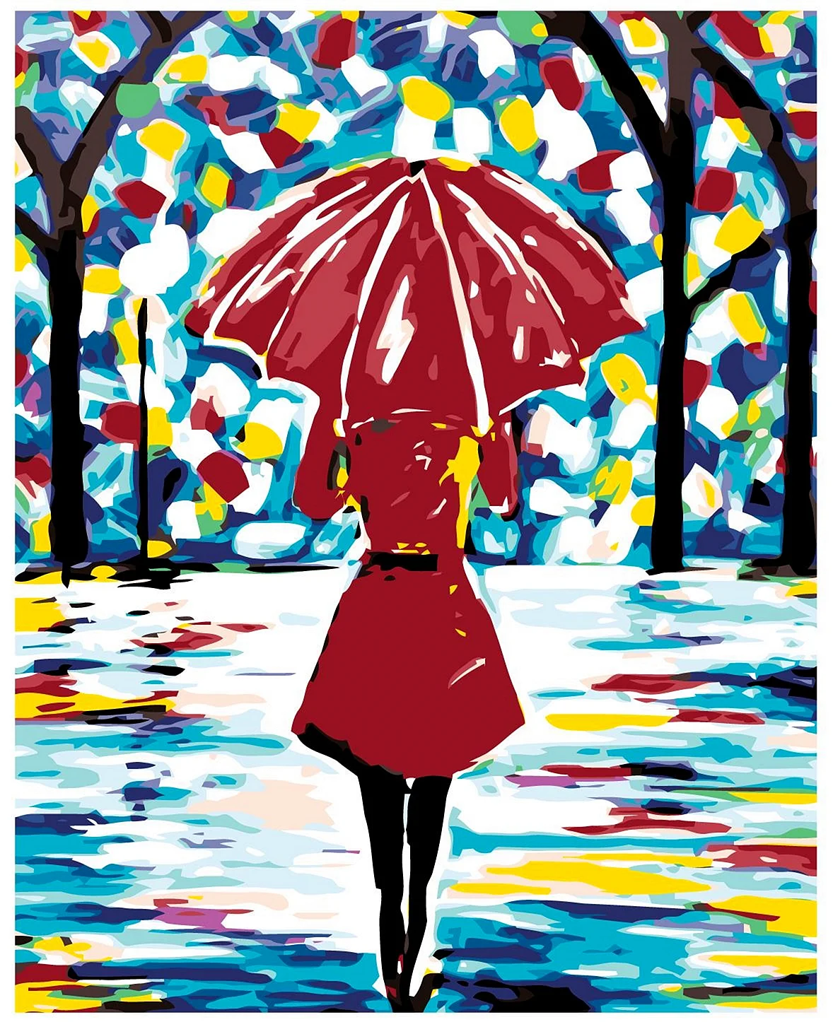 Рисование под зонтом