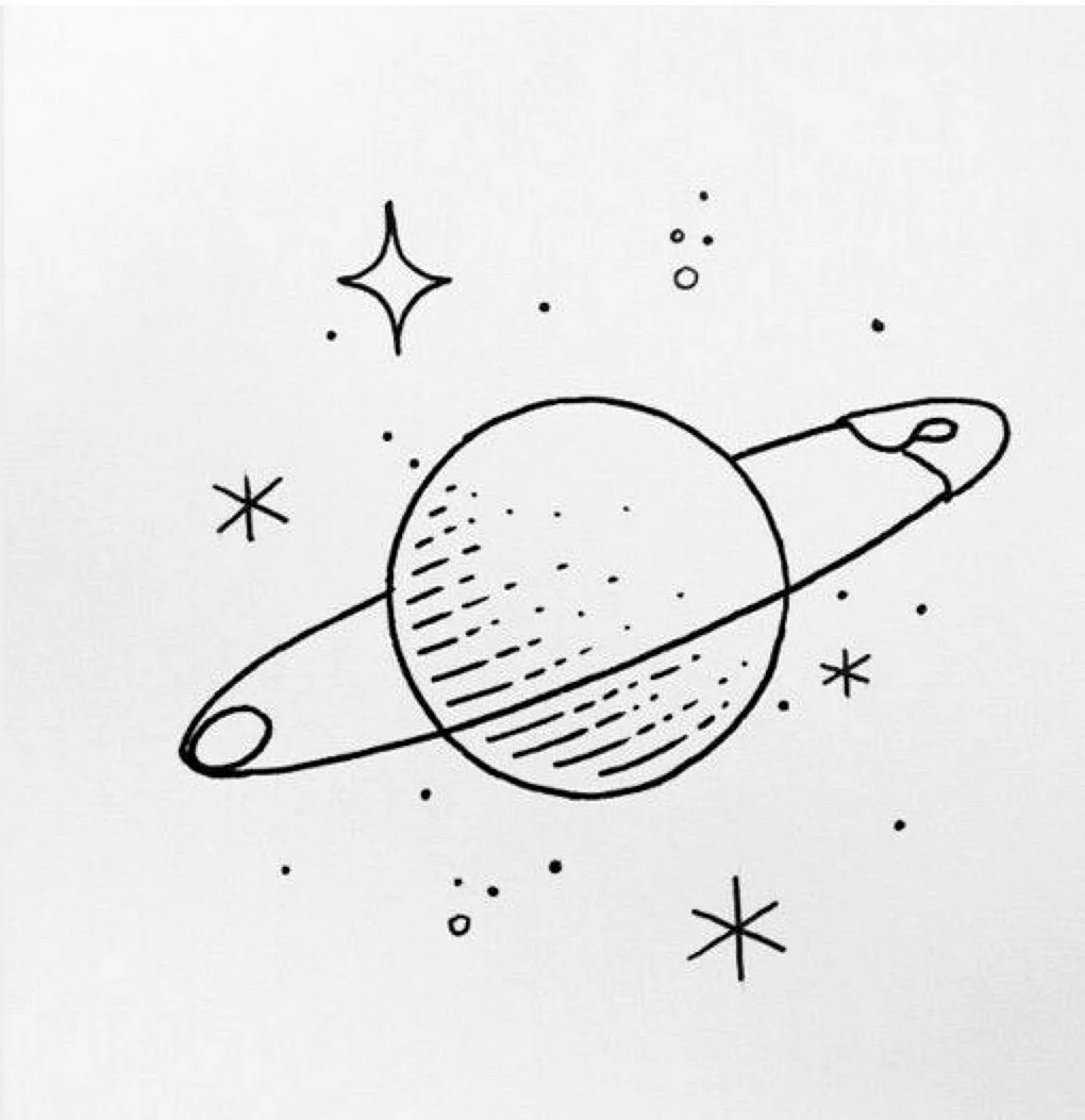 Рисунки планет для срисовки