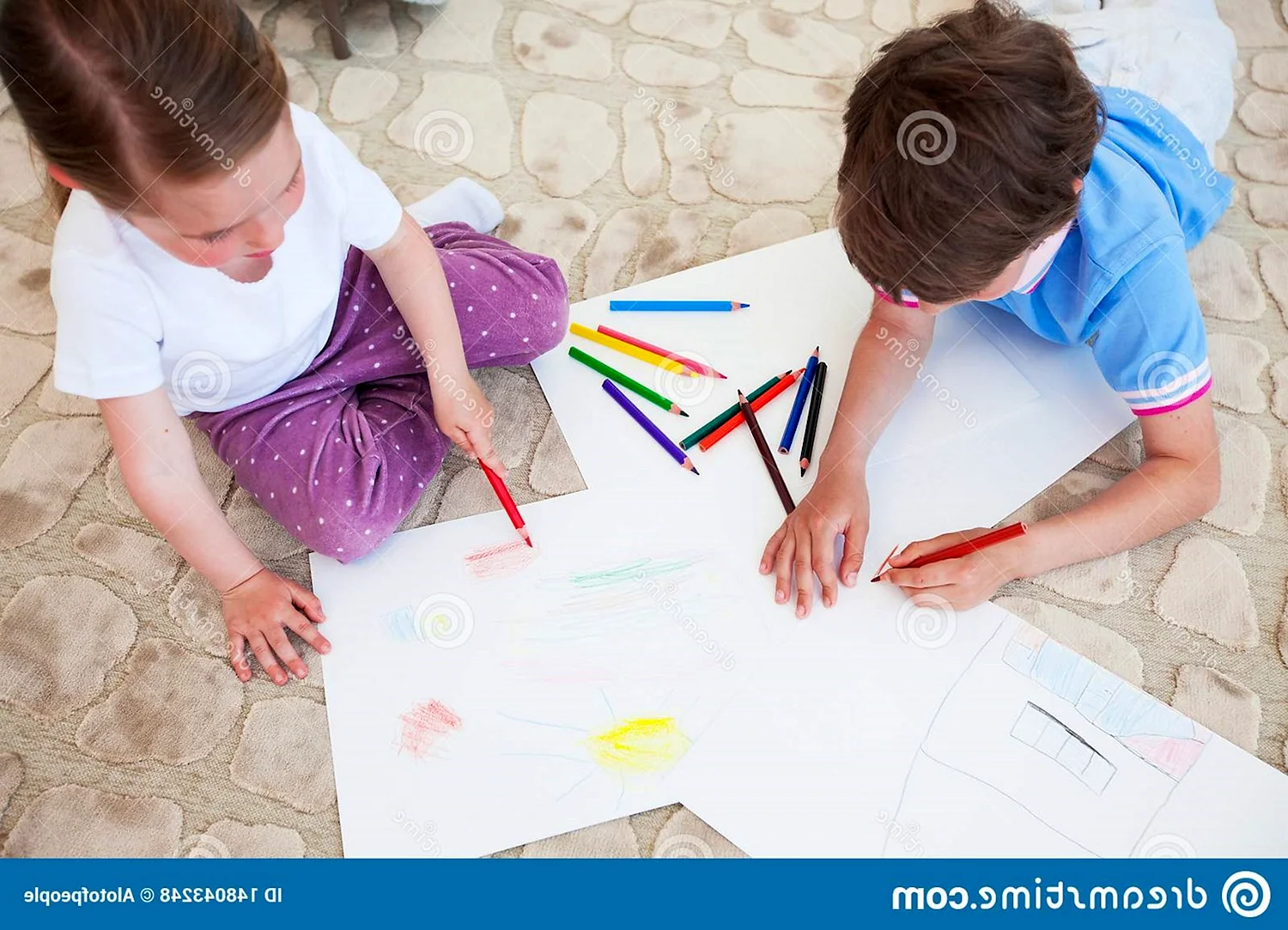 Рисунок как дети списывают