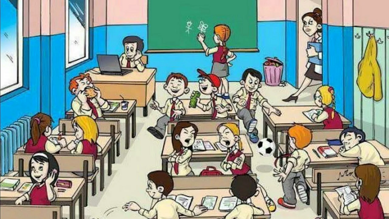 Рисунок класса в школе