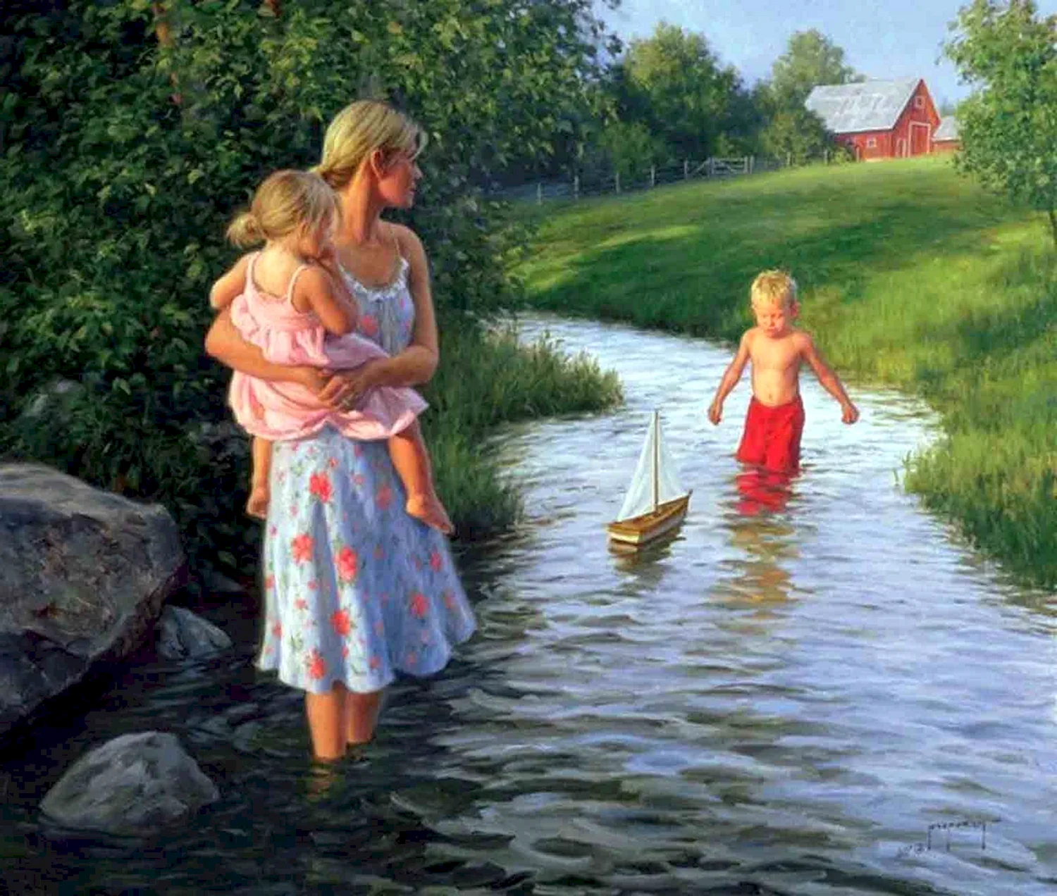 Роберт Дункан «лето в деревне» картина