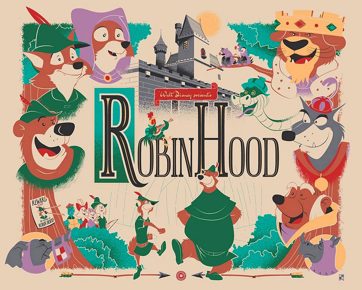 Робин Гуд 1973 Постер