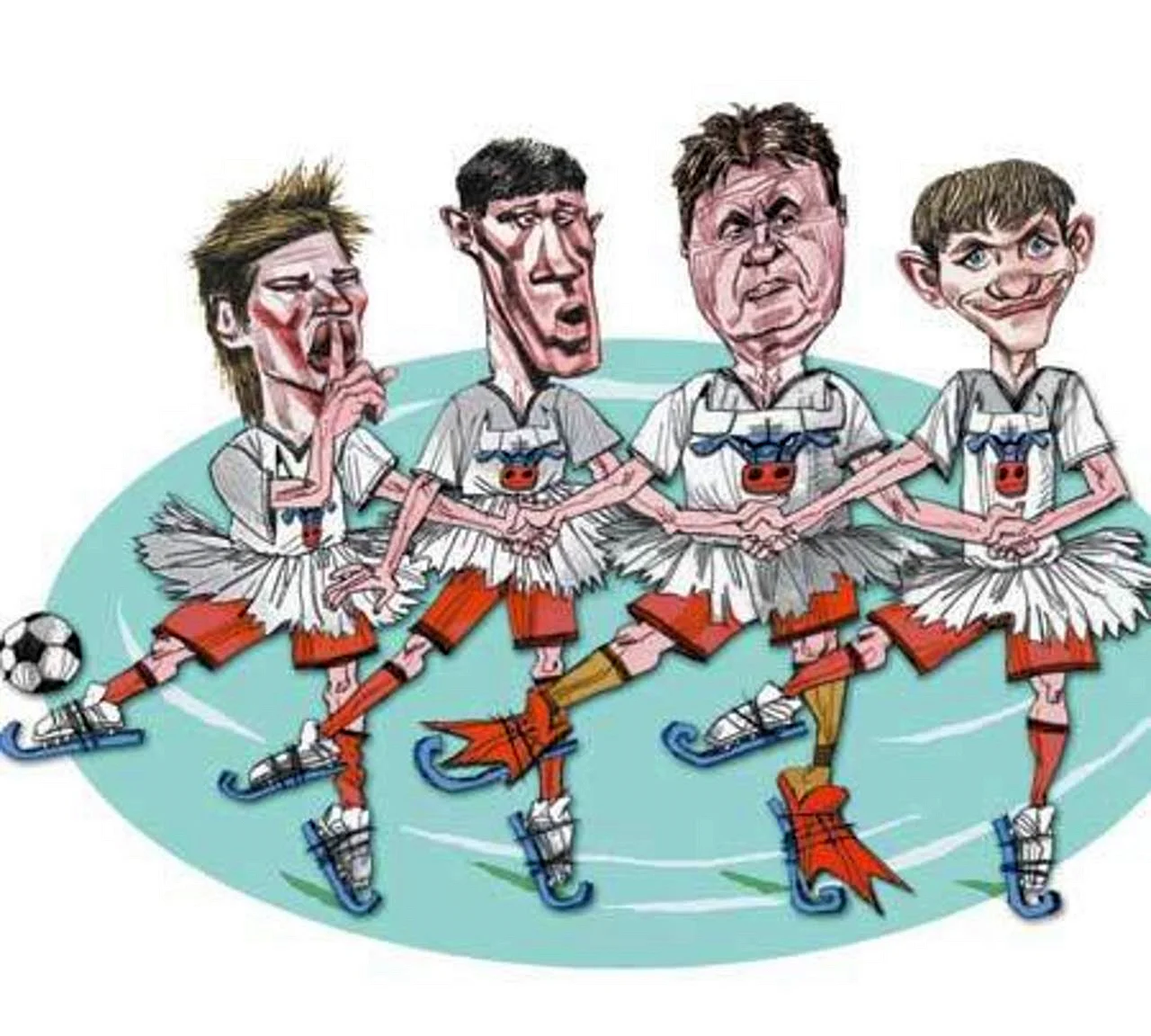 Российский футбол карикатура