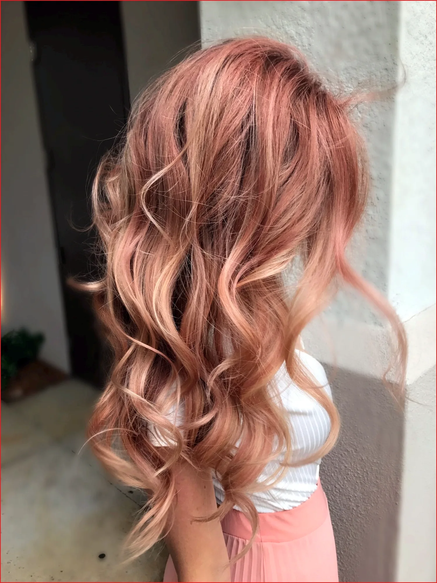 Роуз Голд цвет волос