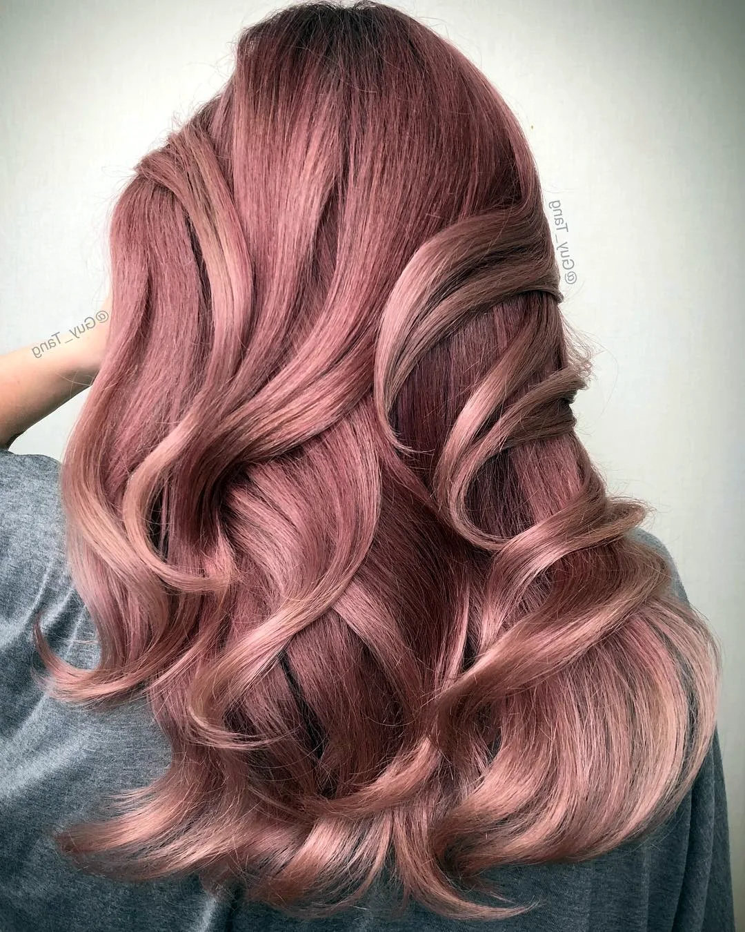Роуз Голд цвет волос краска