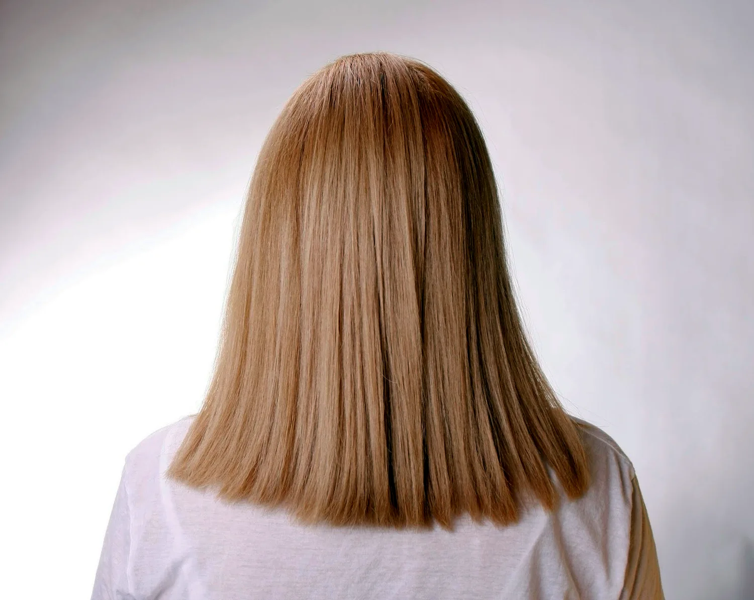 Стрижка полукругом на длинные волосы