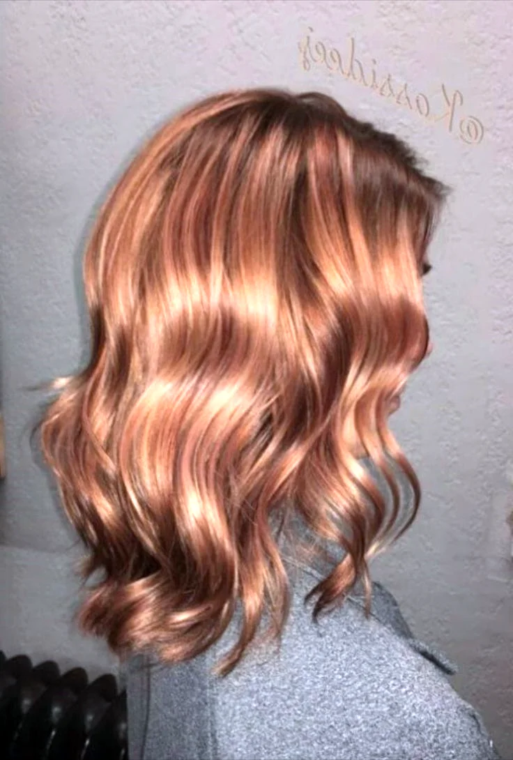 Розовая карамель цвет волос
