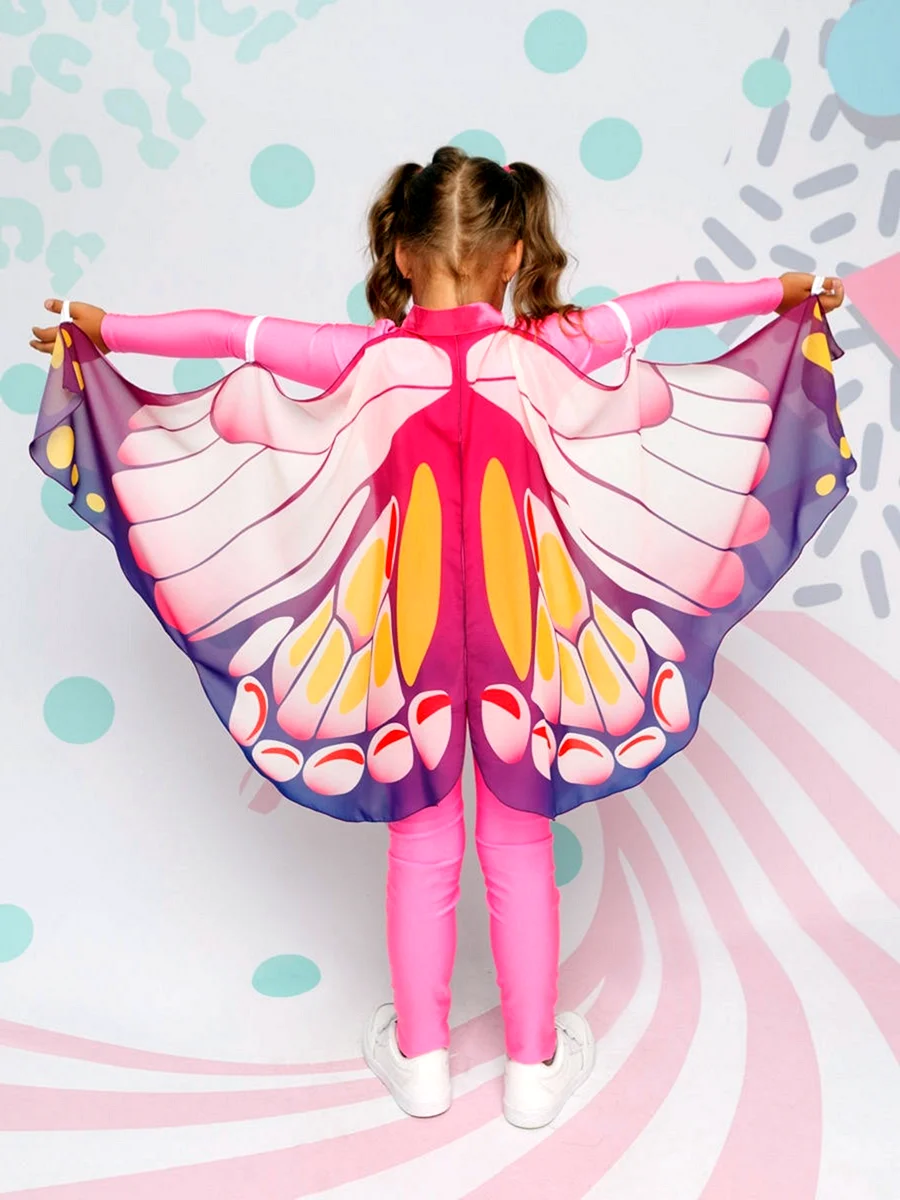 Розовые Крылья бабочки