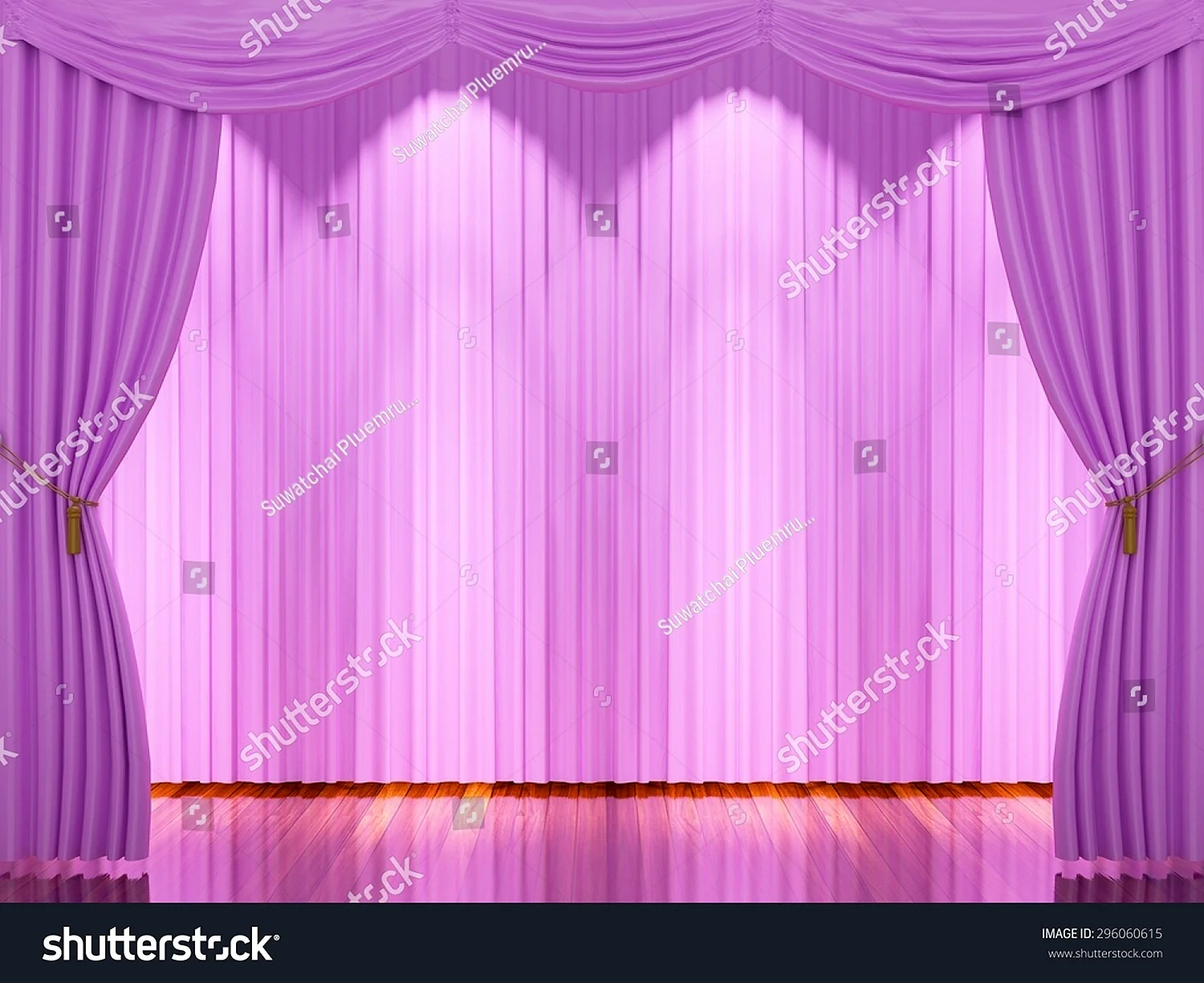 Розовые шторы фон