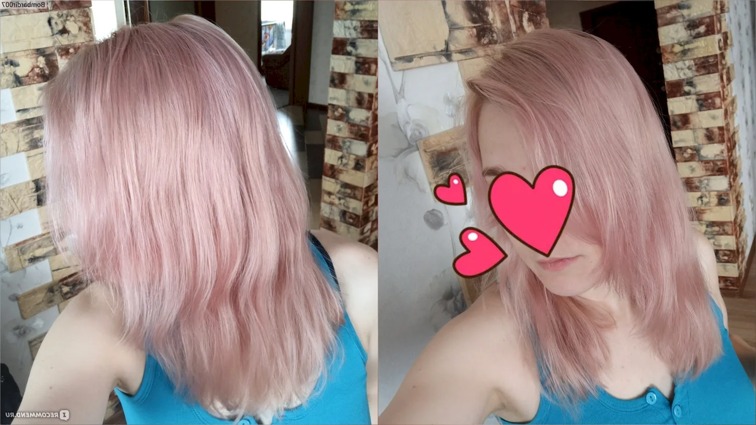 Розовый блонд краска для волос Эстель
