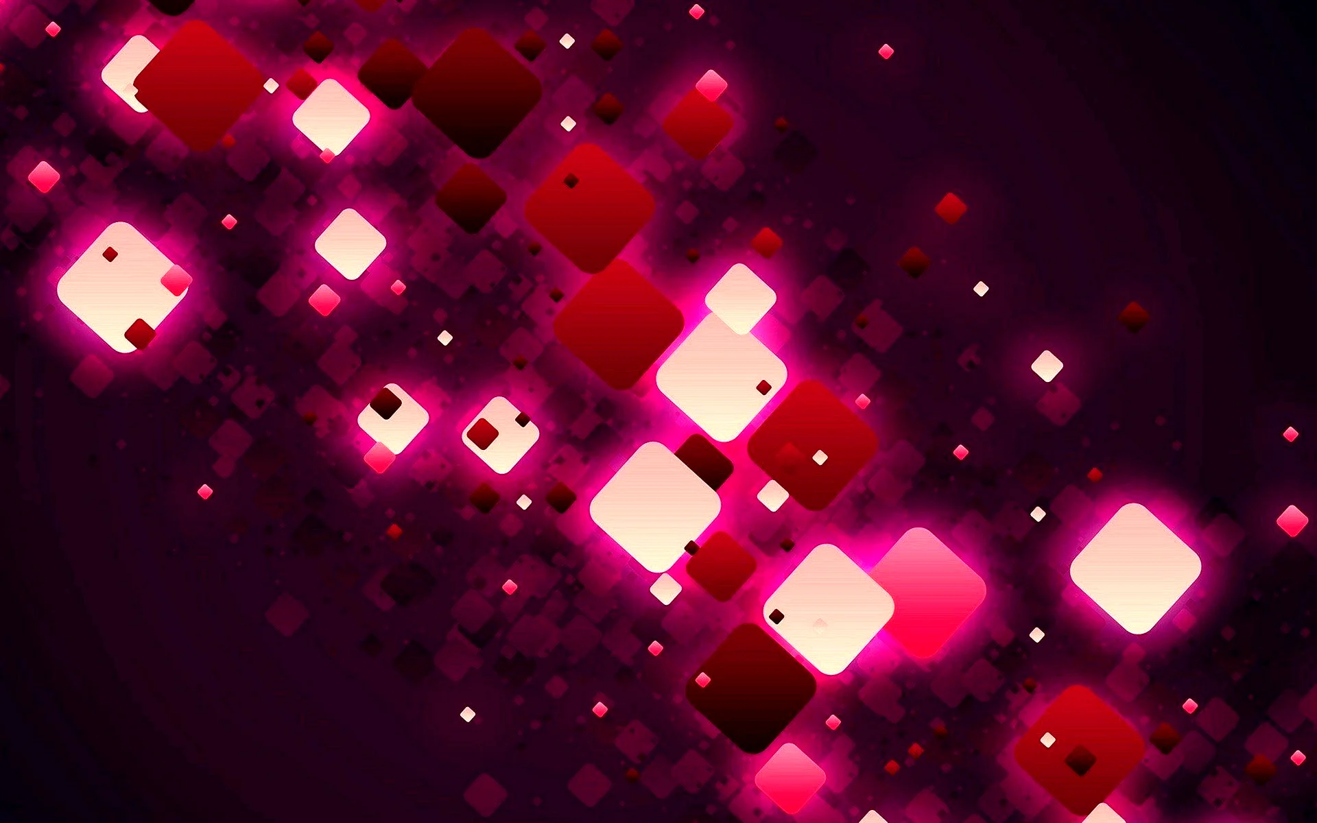 Розовый фон с кубиками