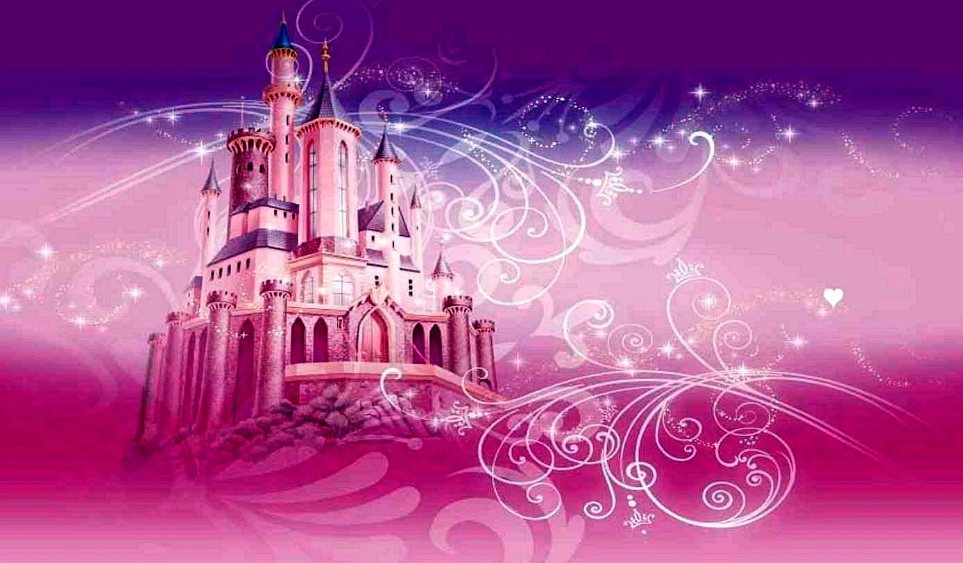 Розовый замок принцессы
