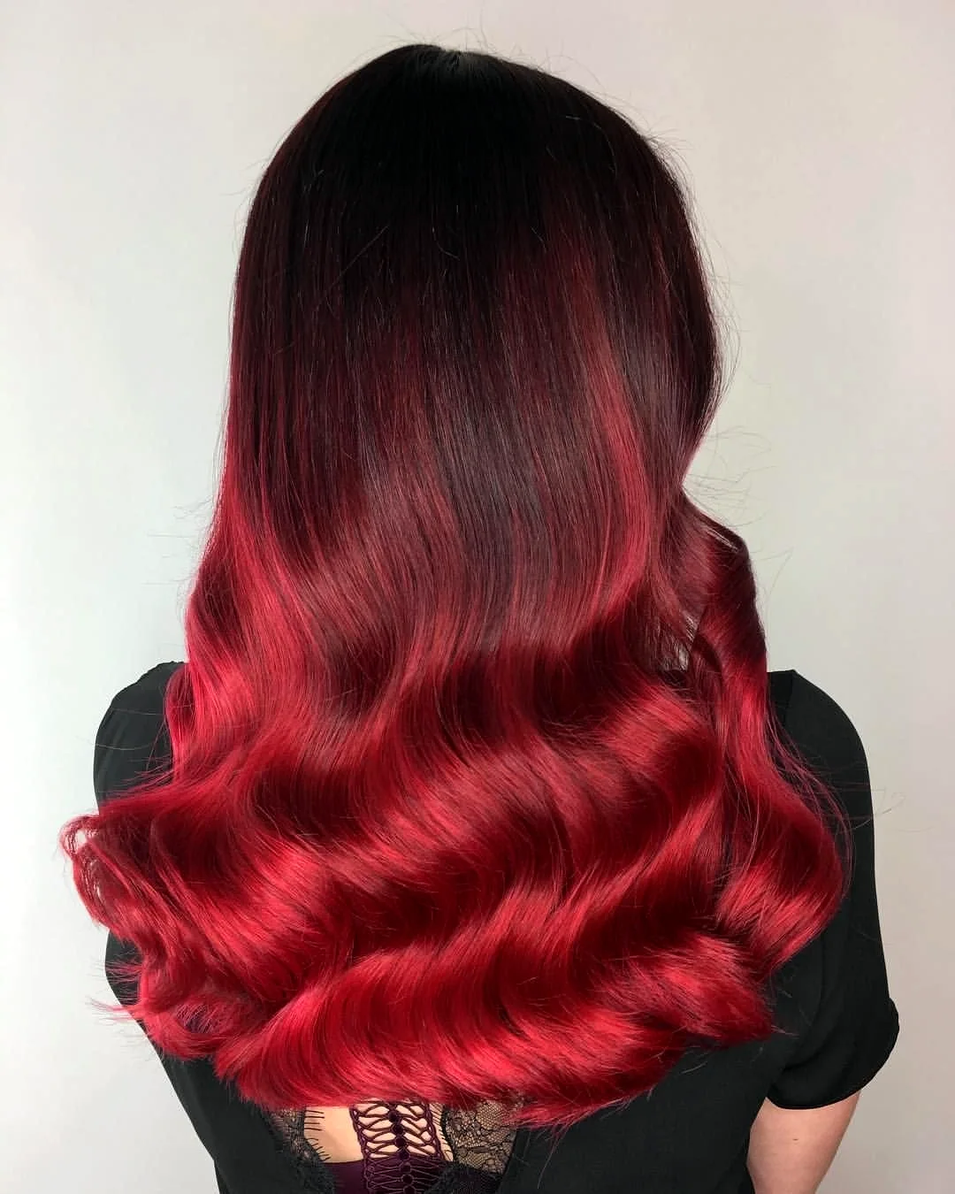 Рубиновый цвет волос