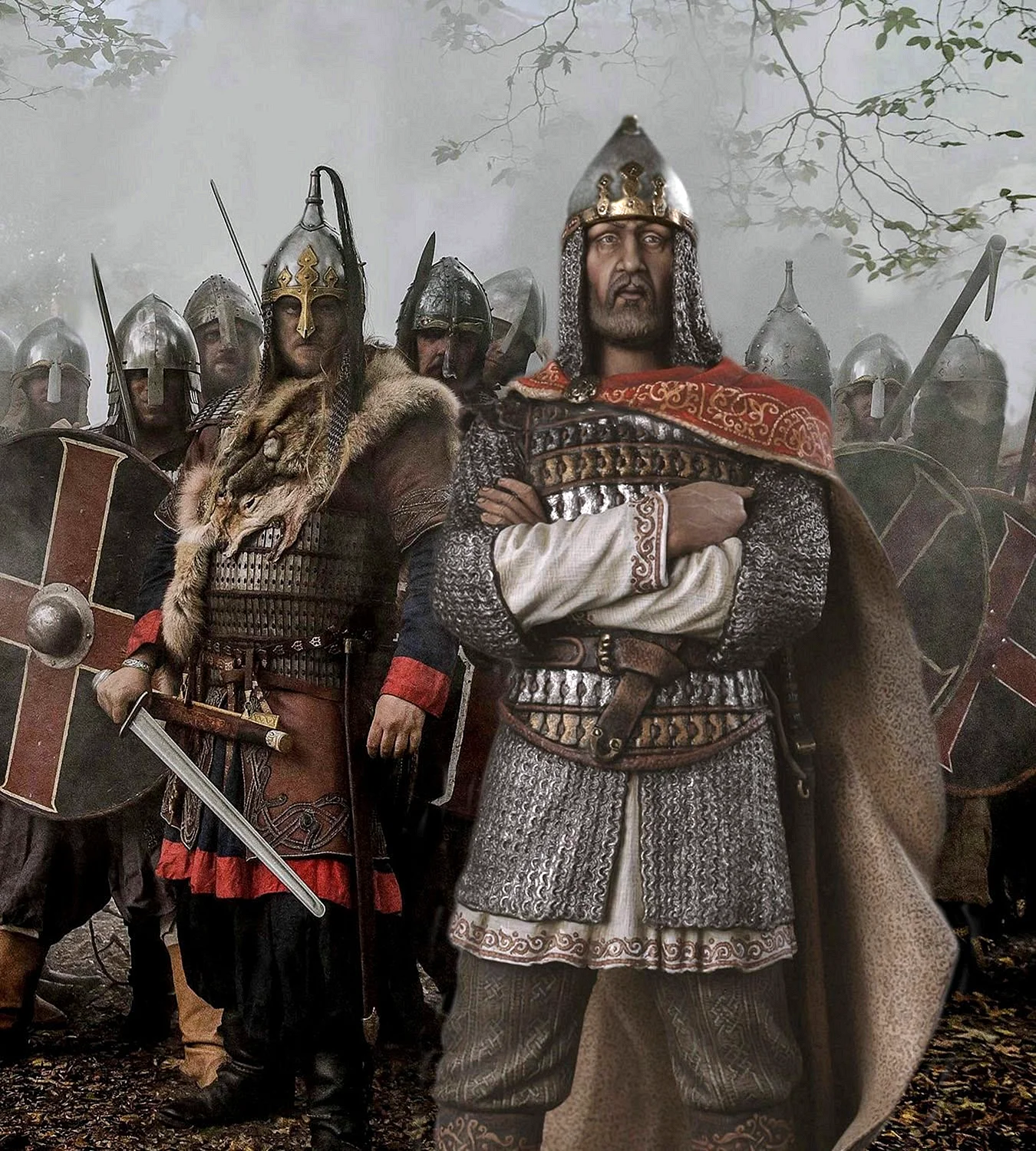 Русичи воины Святослава