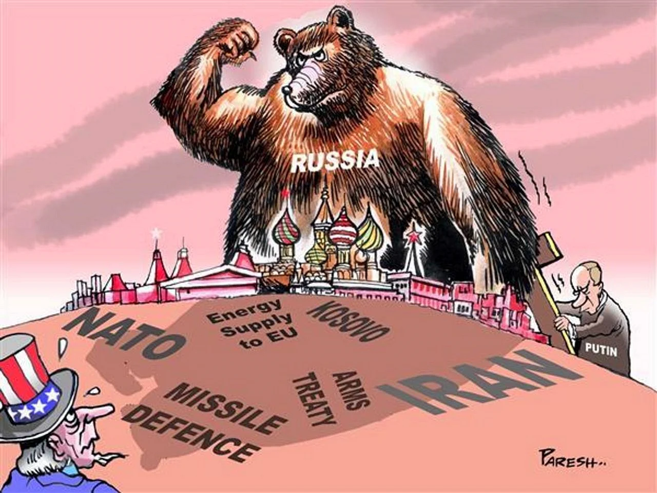 Русский медведь и США