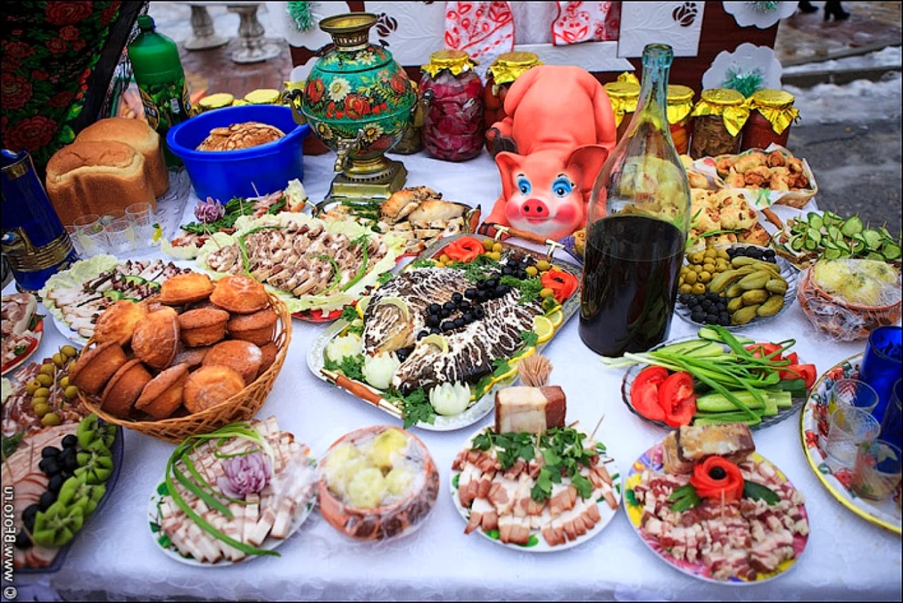 Русский праздничный стол