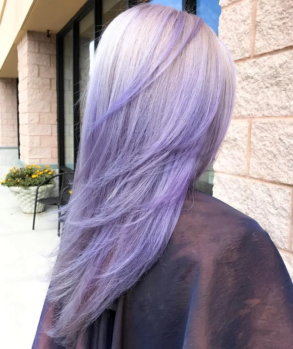 Руссо лавандовый цвет волос