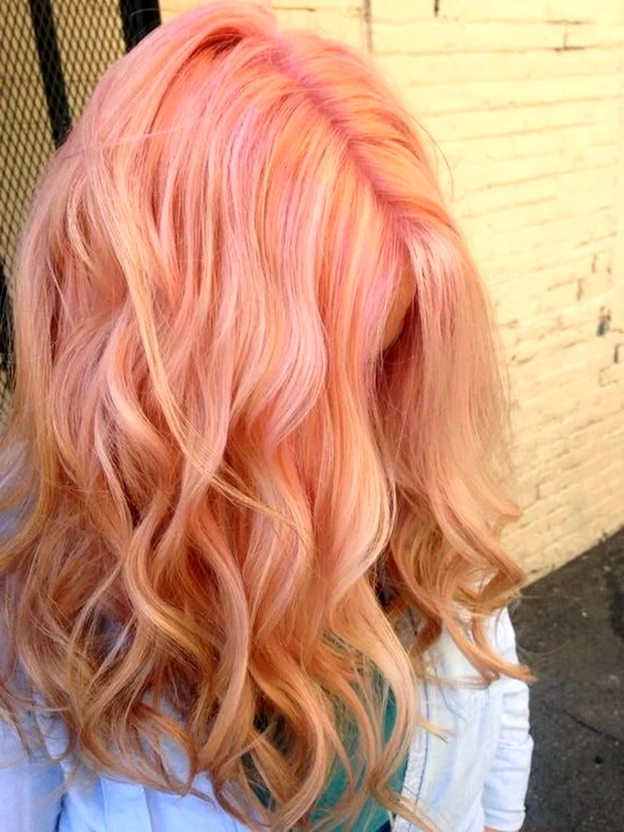 Руссо персиковый цвет волос