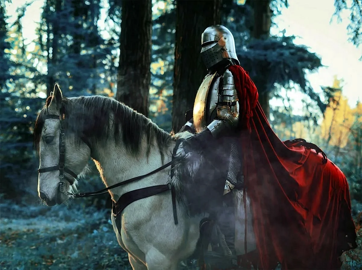 Рыцарь Ланселот на коне