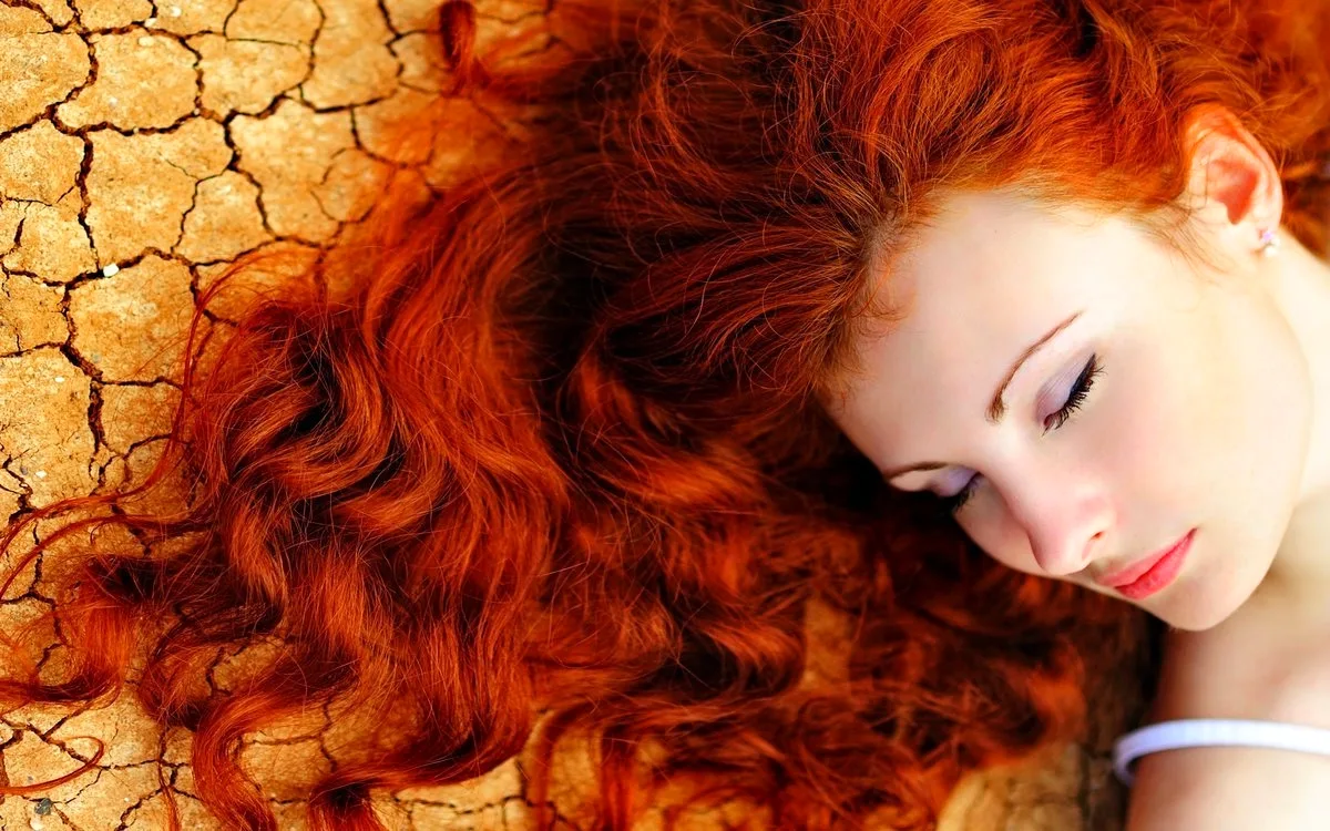 Рыжий цвет на обесцвеченные волосы