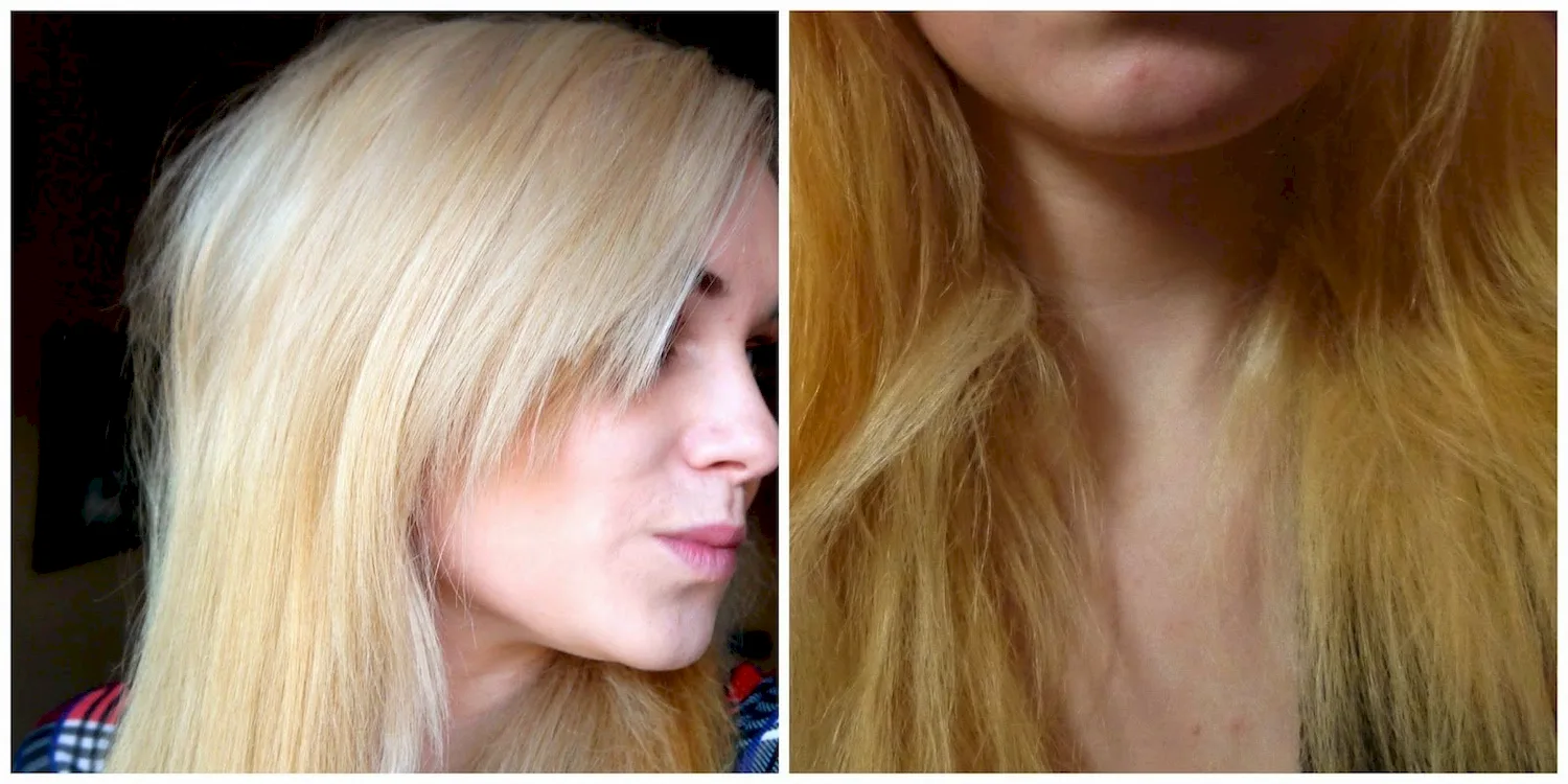 Ржавый цвет волос после осветления