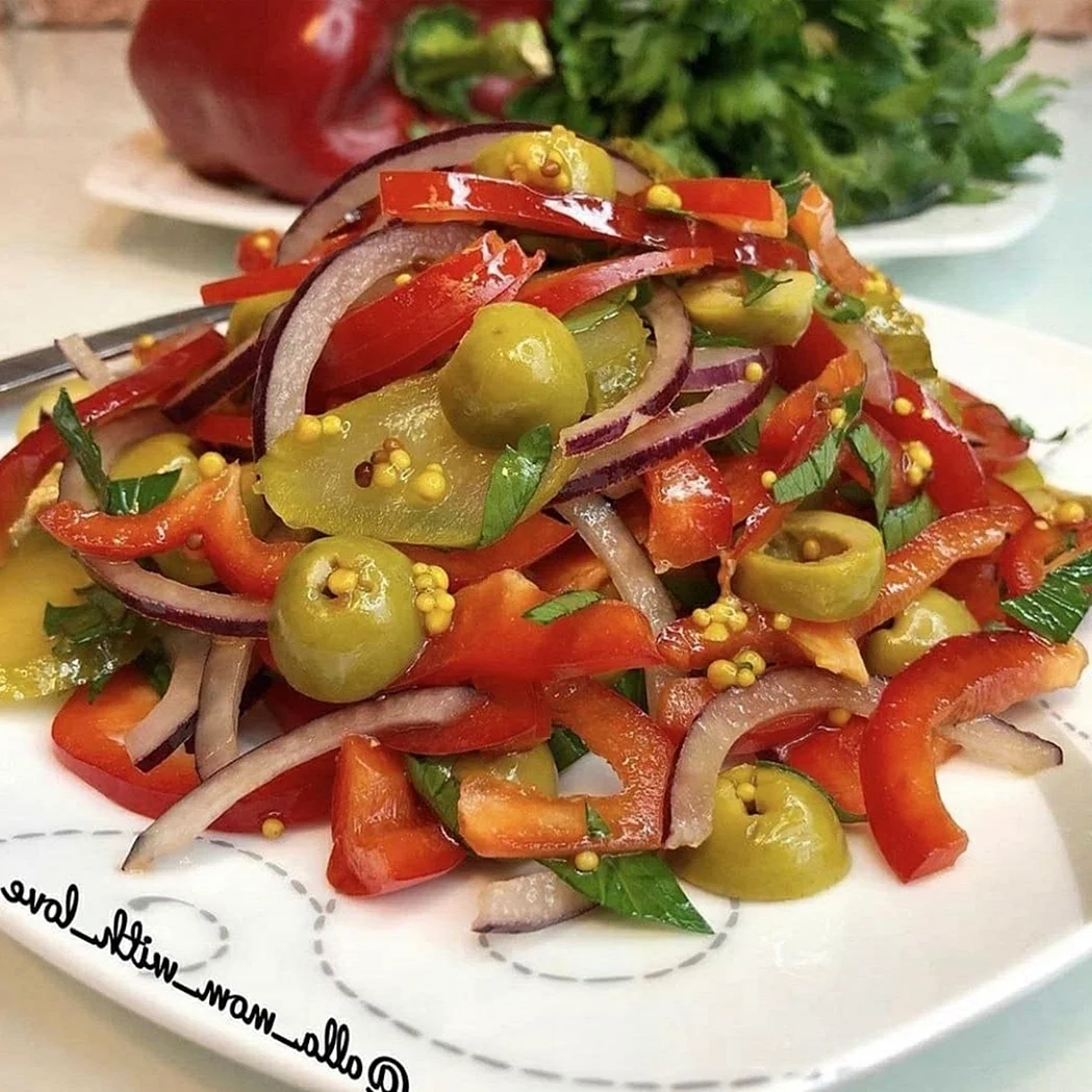 Салат из болгарского перца