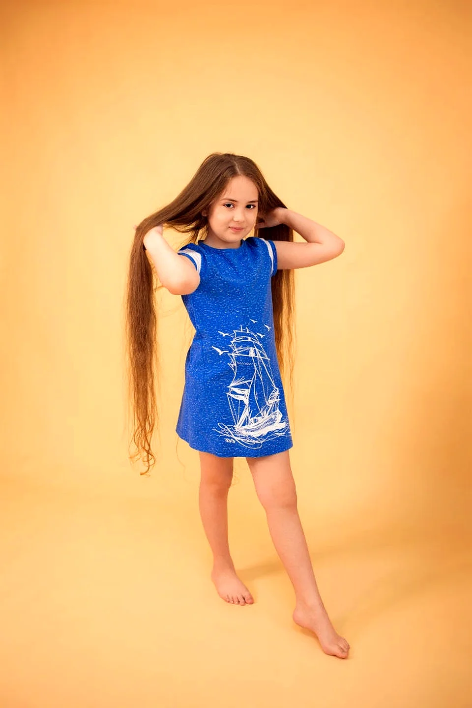 Самые длинные волосы в России у девочек 12 лет