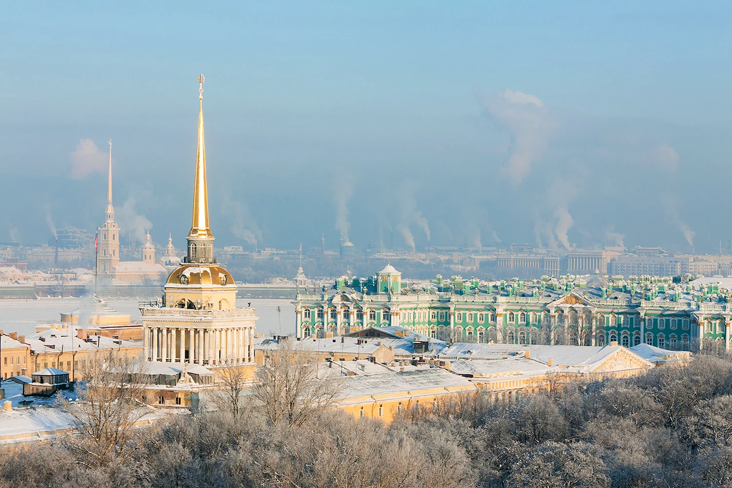 Санкт-Петербург Адмиралтейство зима