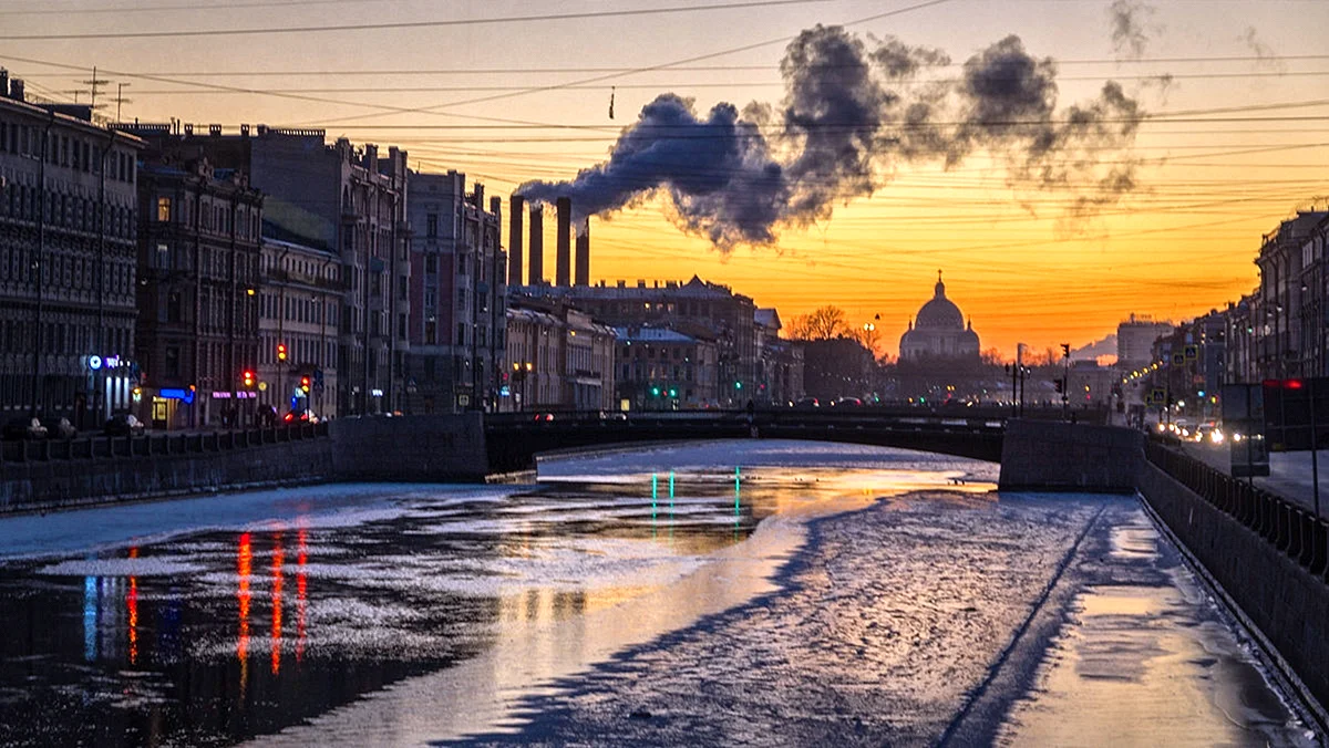 Санкт-Петербург Фонтанка зимой