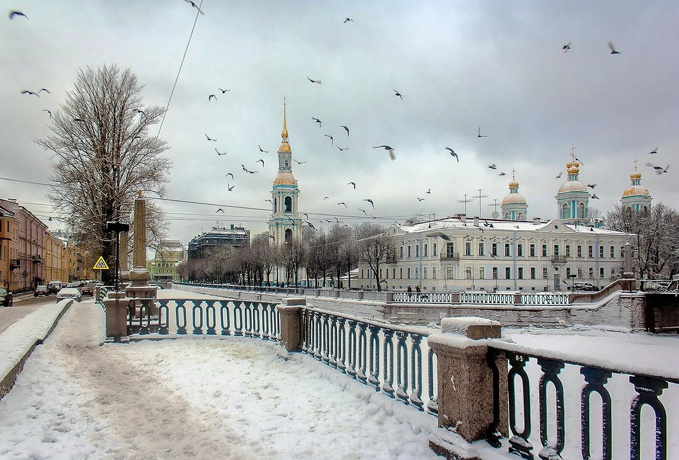 Санкт-Петербург Крюков канал зима