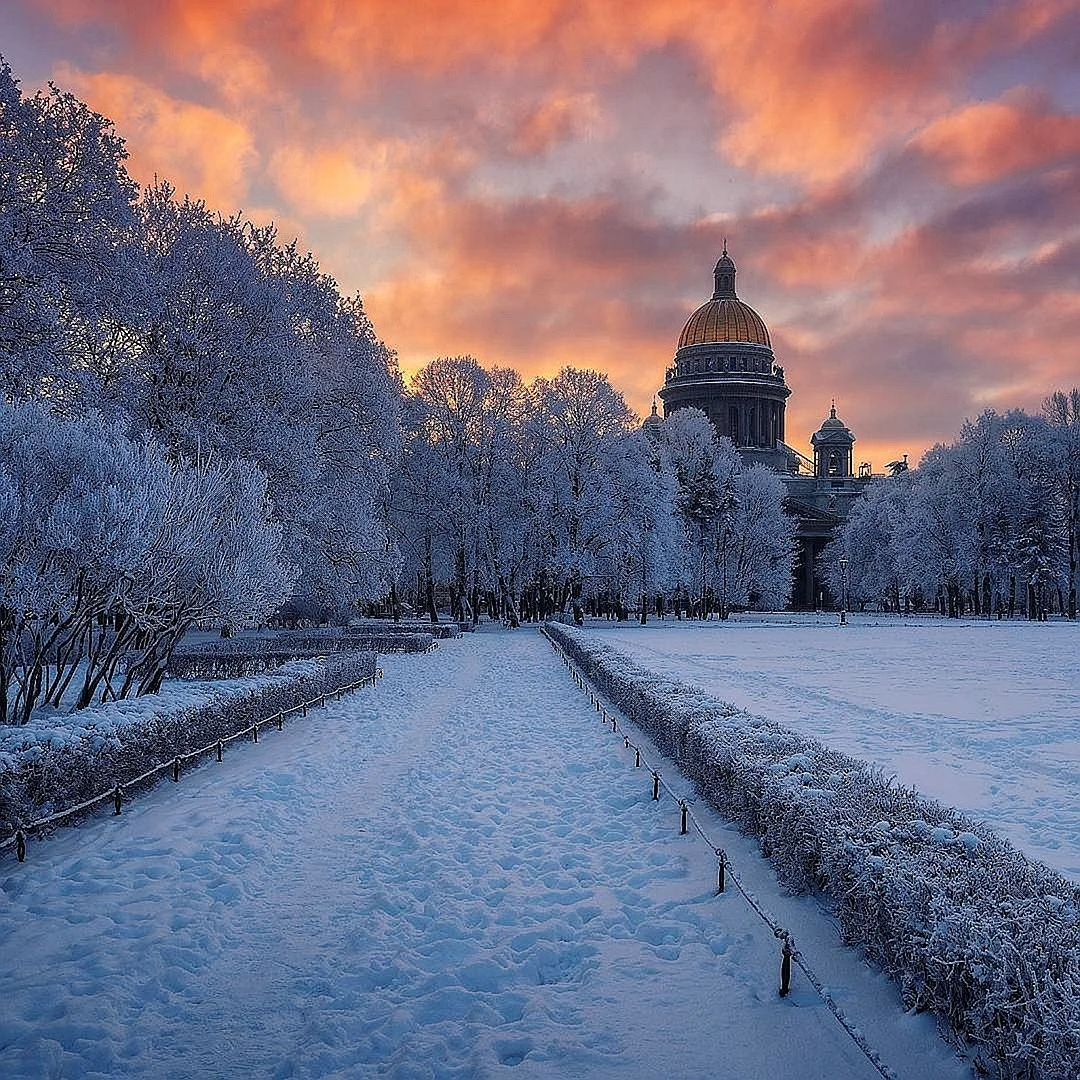 Санкт-Петербург зима
