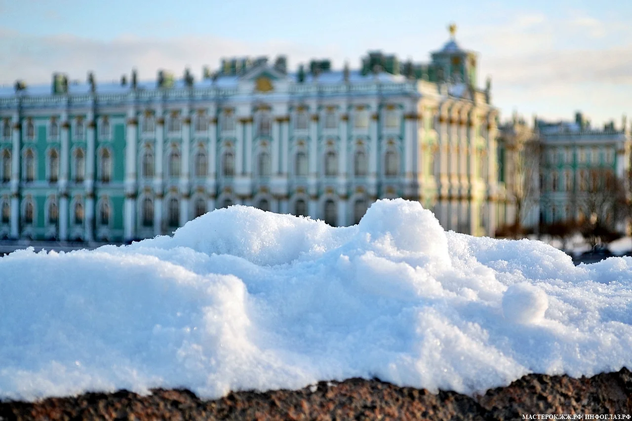 Санкт-Петербург зима спас Дворцовая