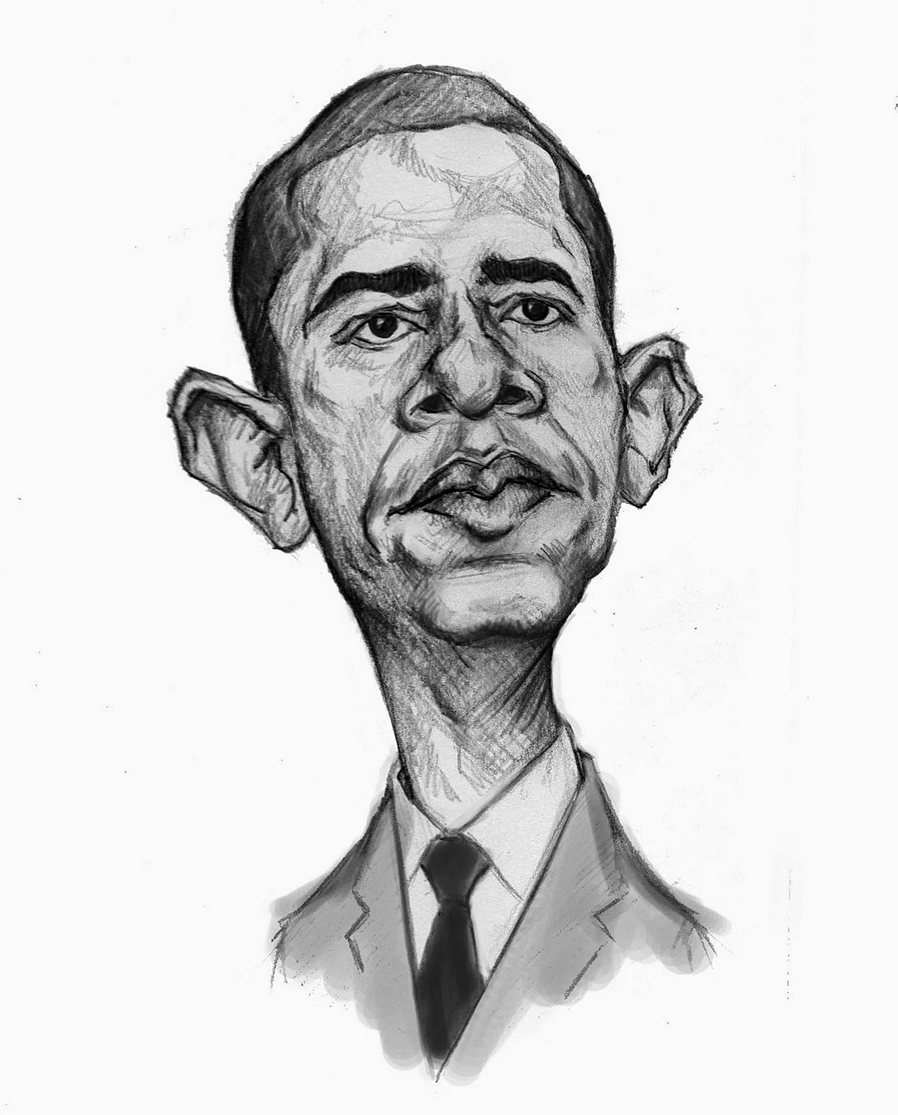 Сатирический портрет Барак Обама
