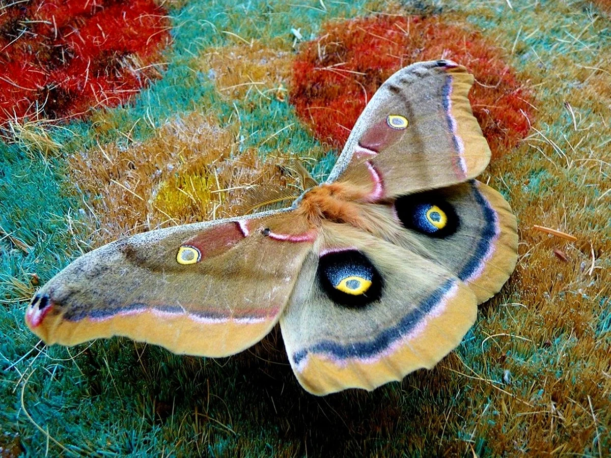 Сатурния Полифема бабочка