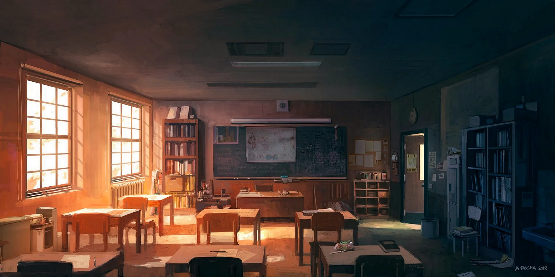 School аниме Classroom 1920