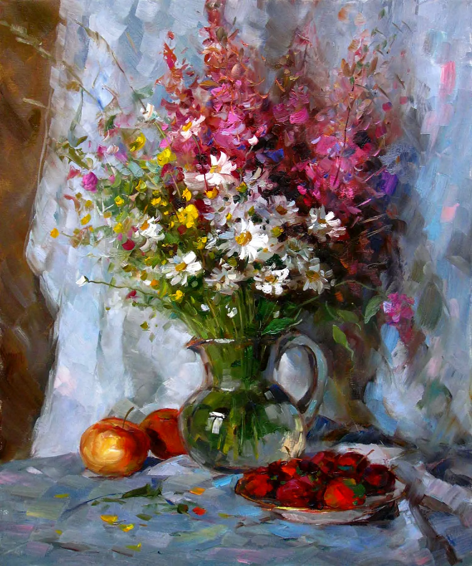 Сергей Крупский художник картины цветы