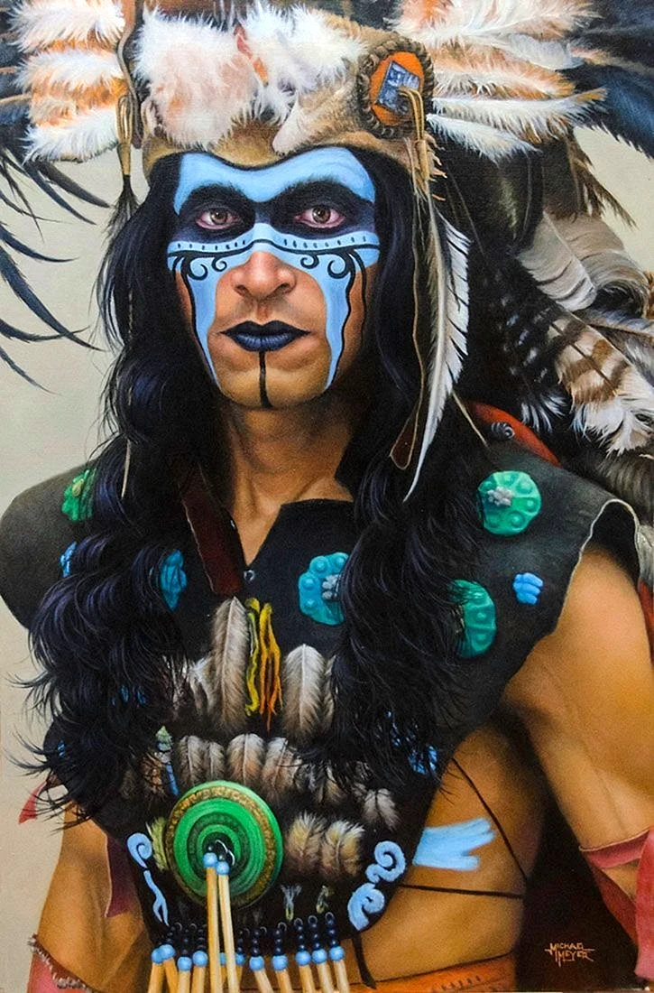 Северные индейцы Америки и Майя