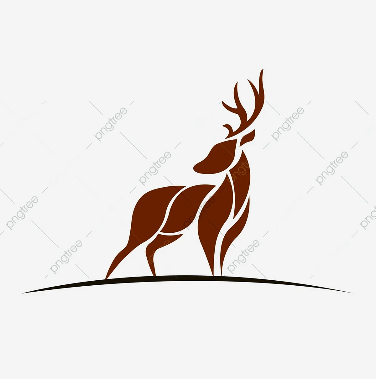 Северный олень логотип