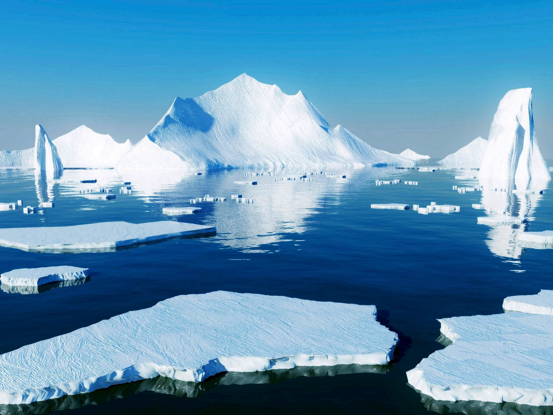 Северный полюс Антарктида и Арктика