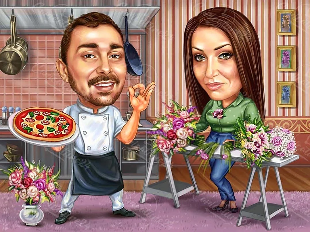 Шарж цифровой