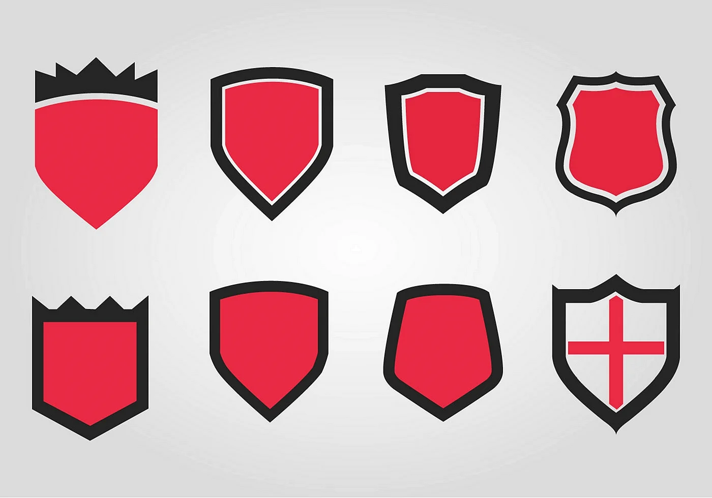 Щит для логотипа команды
