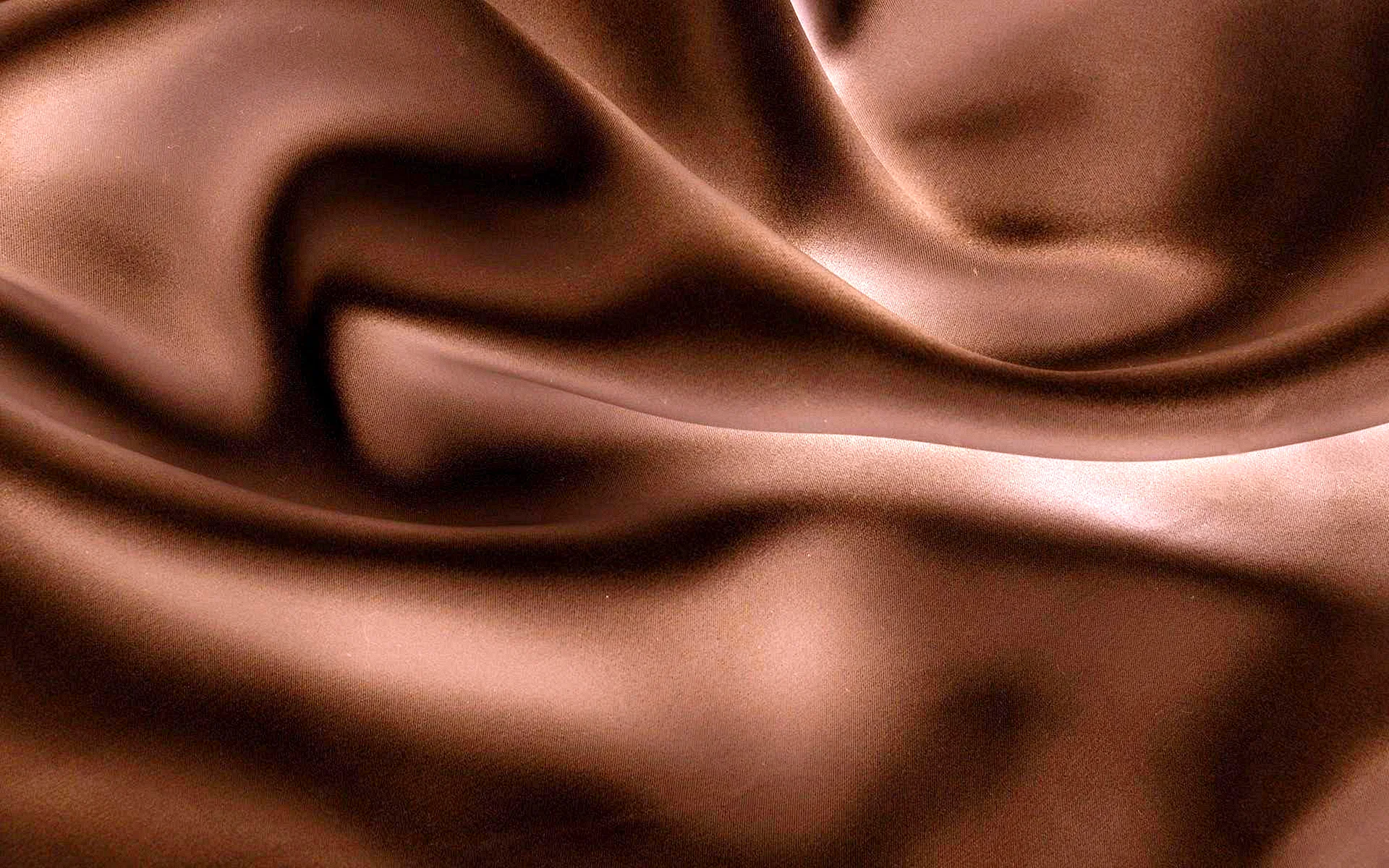 Шелк шоколадного цвета
